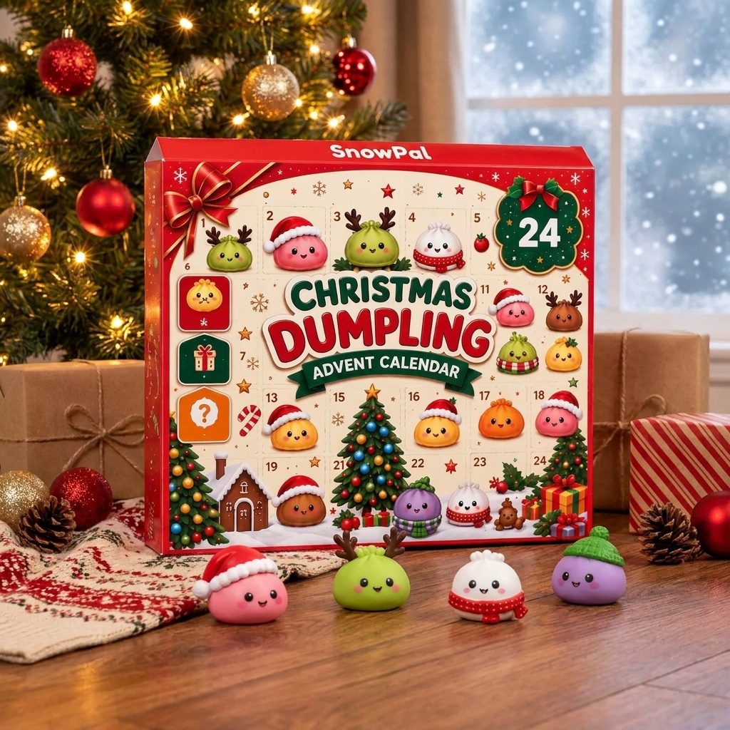 SnowPal Dumpling Squishy Advent Calendar