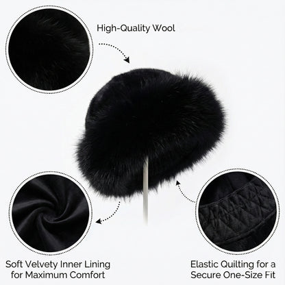 LuxeFur Winter Woolly Beret (LIMITED EDITION)