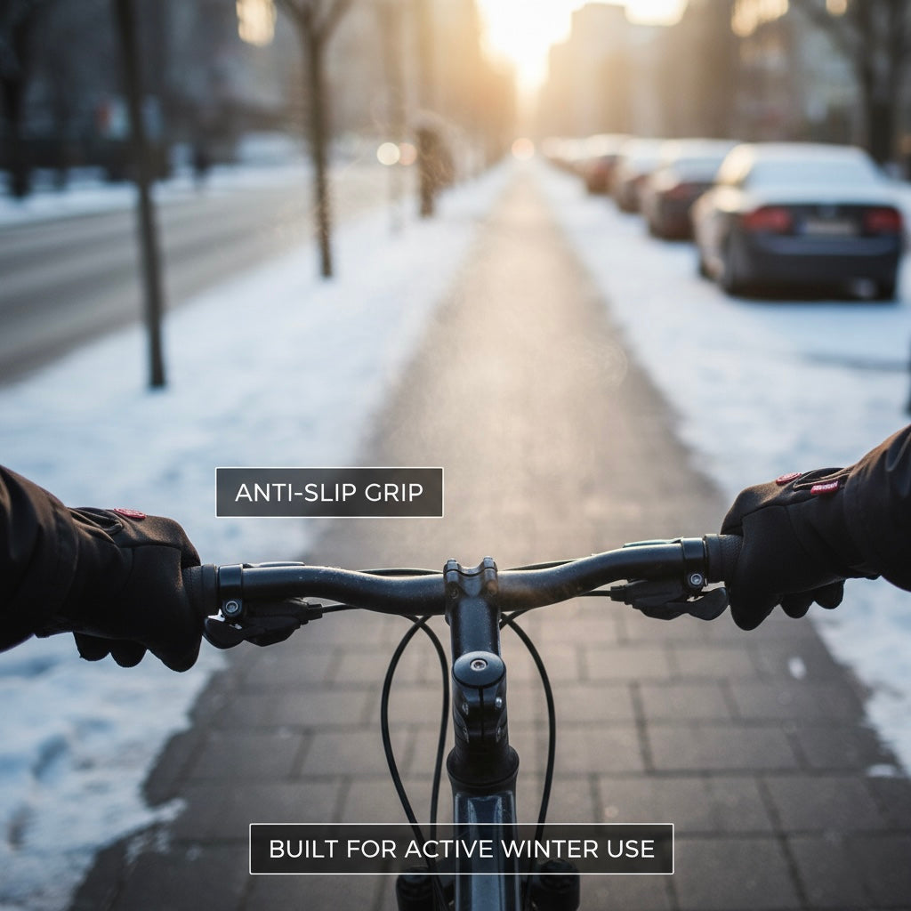 ThermaGrip Waterproof Touchscreen Winter Gloves (Windproof • Anti-Slip • Full-Finger)