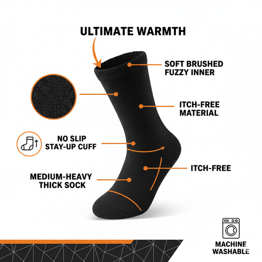 ThermaSole Heat-Lock Thermal Socks