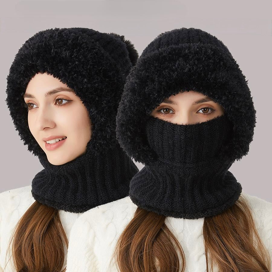CozyFur Pom Beanie Hood (LIMITED EDITION)