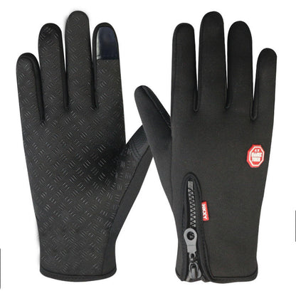 ThermaGrip Waterproof Touchscreen Winter Gloves (Windproof • Anti-Slip • Full-Finger)