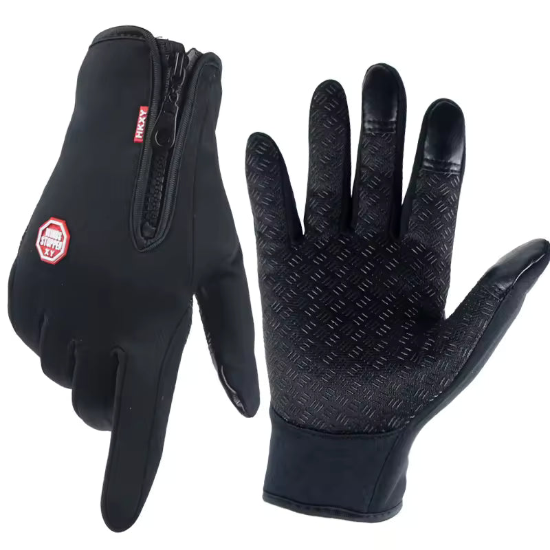 ThermaGrip Waterproof Touchscreen Winter Gloves (Windproof • Anti-Slip • Full-Finger)