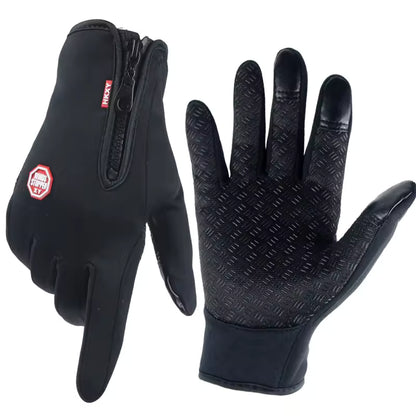 ThermaGrip Waterproof Touchscreen Winter Gloves (Windproof • Anti-Slip • Full-Finger)