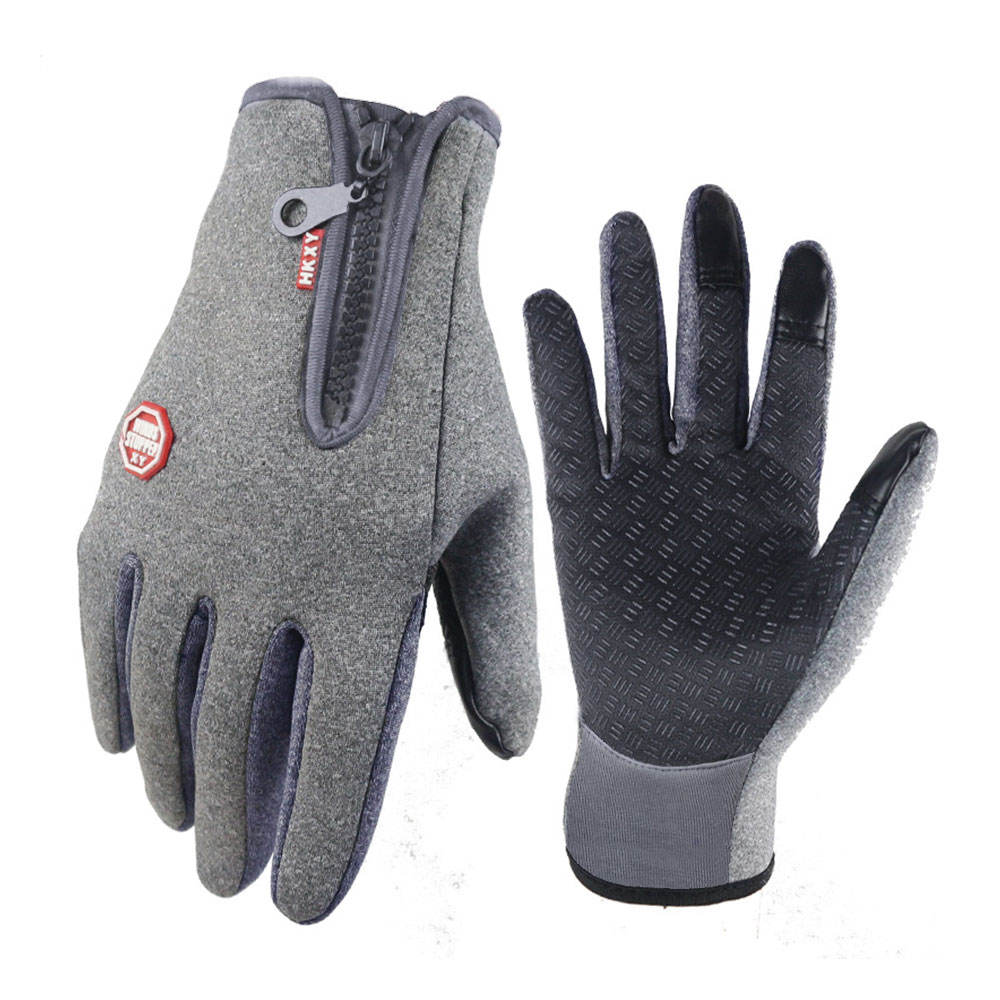 ThermaGrip Waterproof Touchscreen Winter Gloves (Windproof • Anti-Slip • Full-Finger)