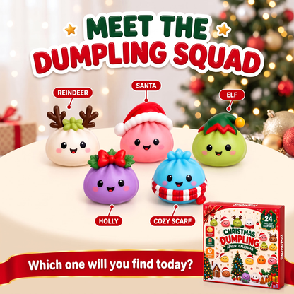 SnowPal Dumpling Squishy Advent Calendar