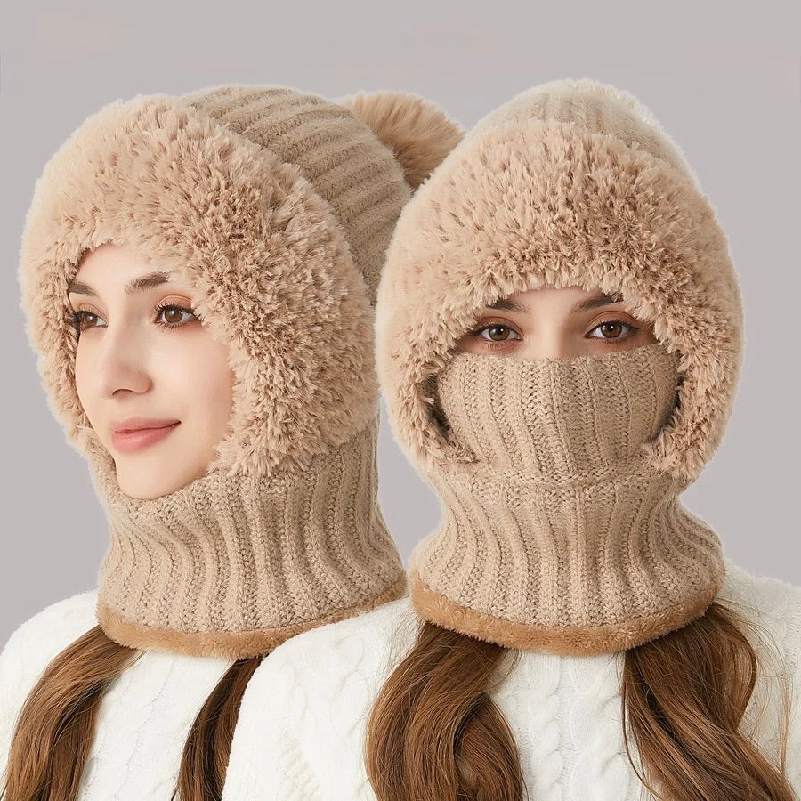 CozyFur Pom Beanie Hood (LIMITED EDITION)