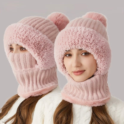CozyFur Pom Beanie Hood (LIMITED EDITION)